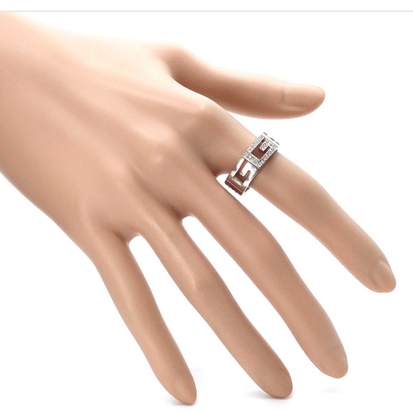 Gucci G ring with diamonds - White gold - Picture 2 of 7